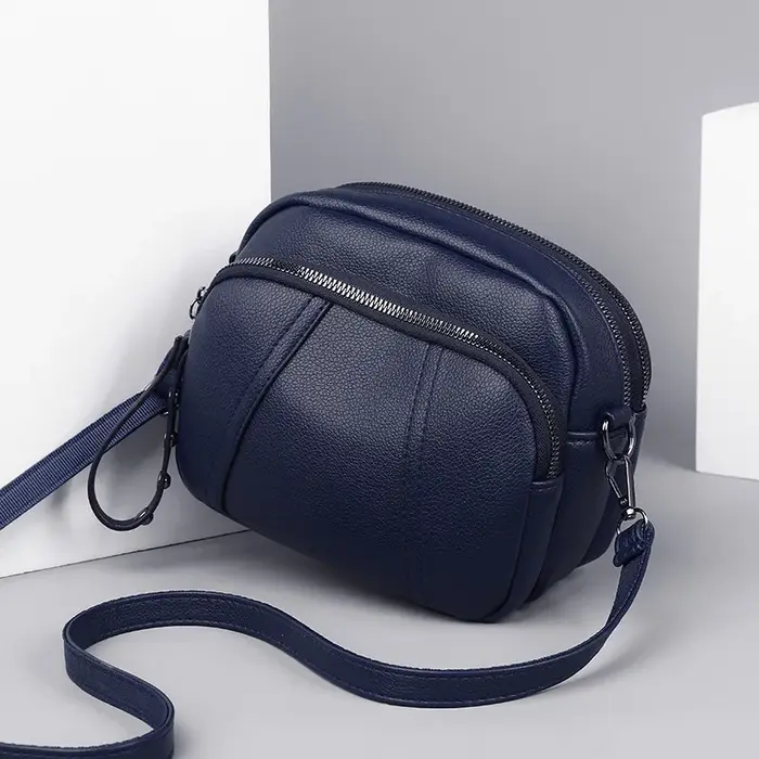 Sac à bandoulière décontracté en cuir PU pour femmes