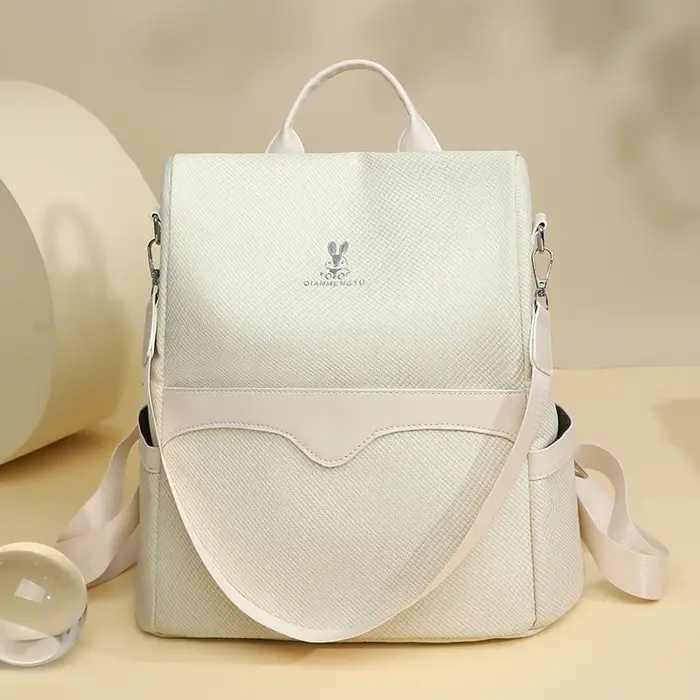 Sac à dos antivol multi-poches en Pu pour femmes