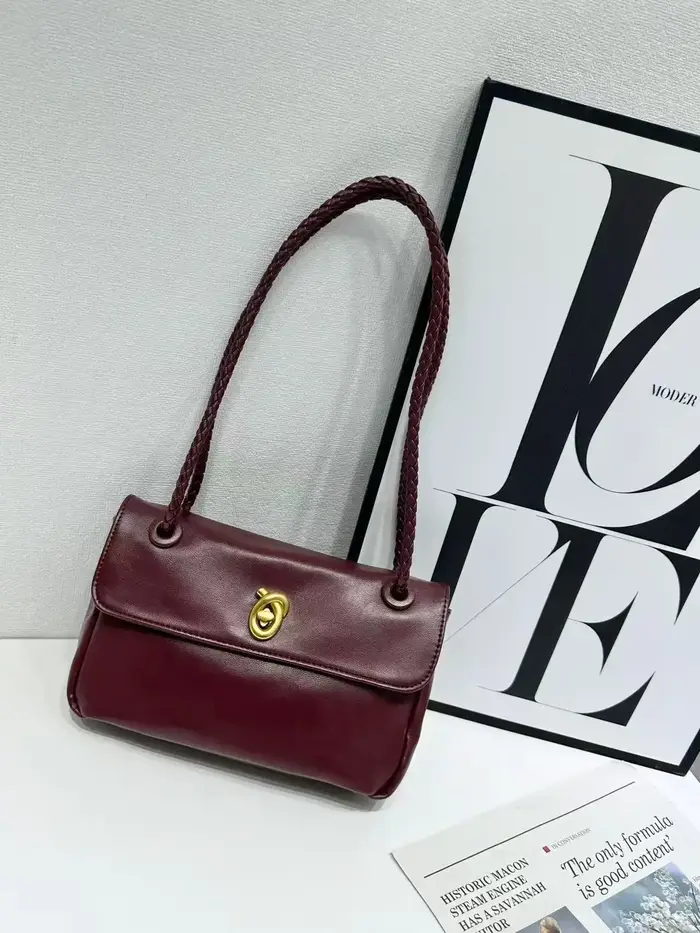 VM FASHIO NKISS Sac sous les bras pour femme Sac à bandoulière semi-abatte de couleur unie Sac à ban