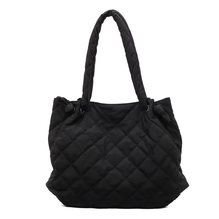 Sac fourre-tout matelassé de grande capacité en tissu pour femmes, sac à main à bandoulière de banli