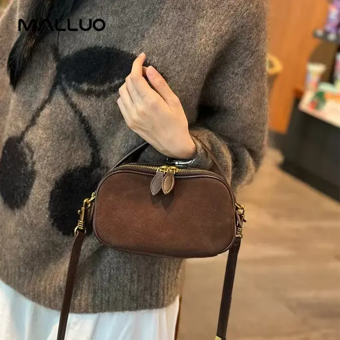 Sac à main en cuir de vachette véritable pour femme