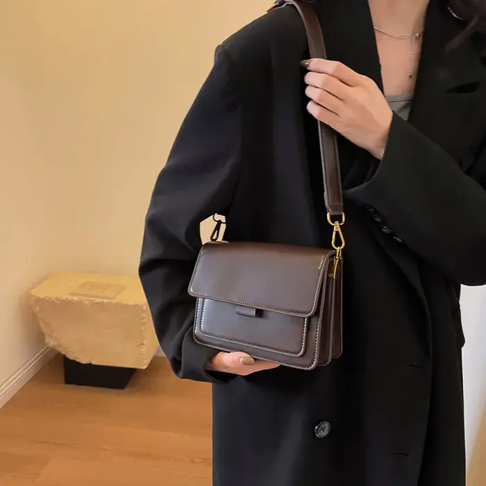 Fil à coudre femmes sacs à bandoulière Pu moraillon dames