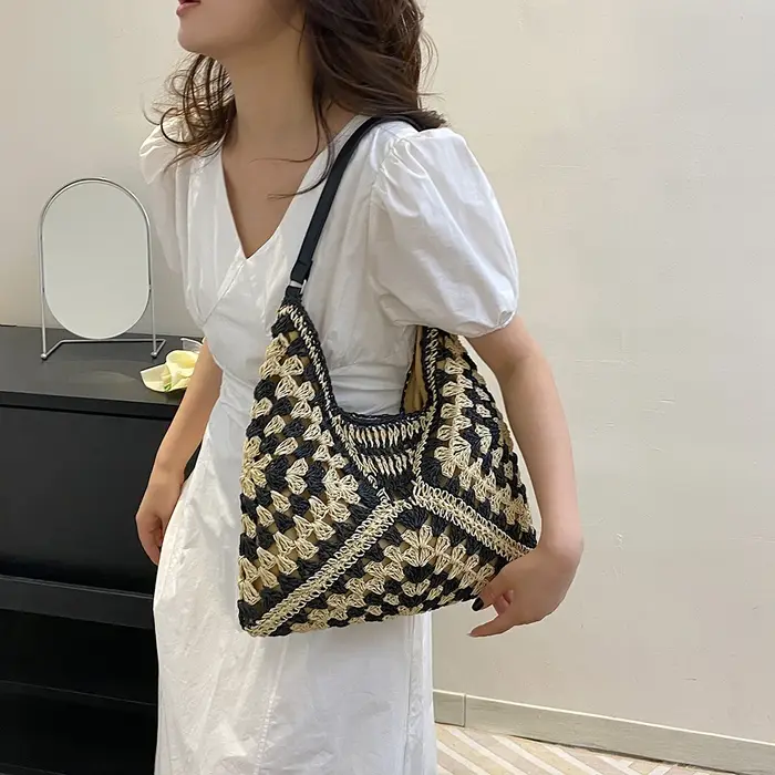 Sac à main d'été bohème tressé