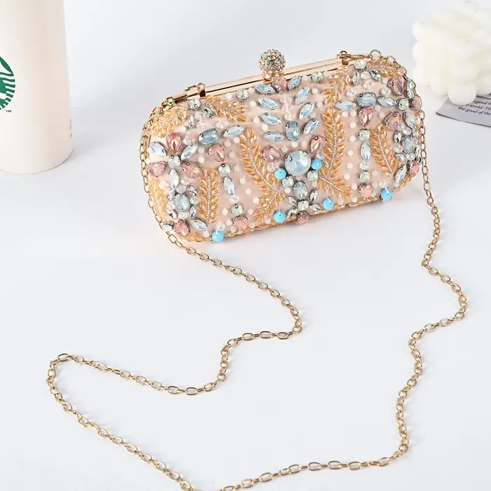 Sac à main de luxe en perles pour femmes