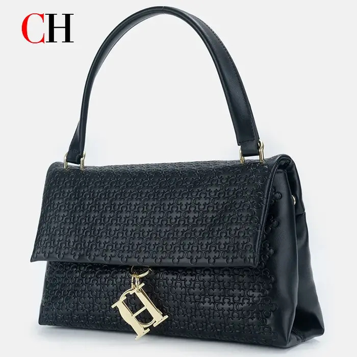 Sac à main CH pour femme, sac à bandoulière de luxe de créateur, sac à poignée supérieure en cuir ga