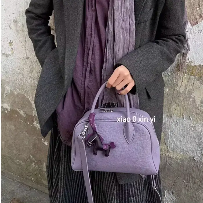 Nouveau Sac Fourre-tout Boston Violet 2026 Grande Capacité Sac à Main Bandoulière pour Trajet Quotid