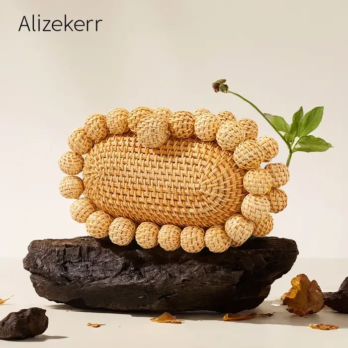 Alizekerr-Pochettes de plage perlées pour femmes