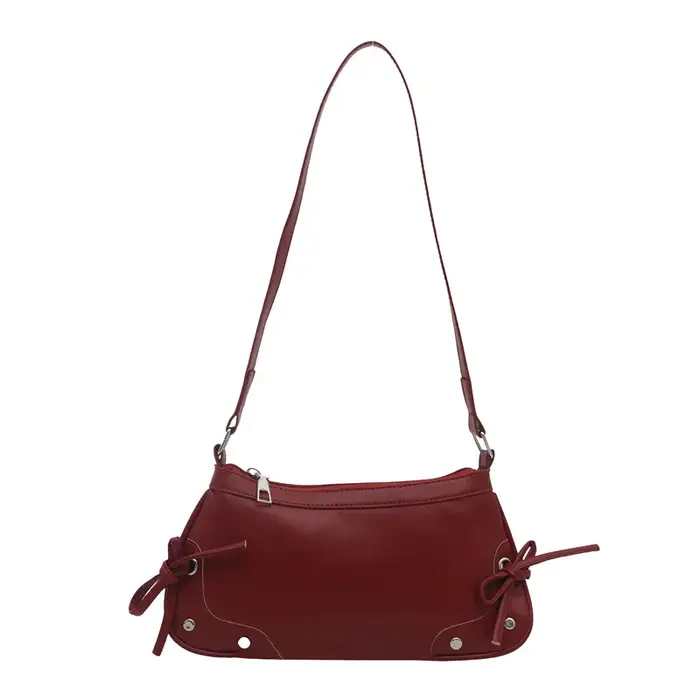 Nouveau sac à aisselles sac à bandoulière tendance doux Double nœud sac à main sac pour femme rétro Simple mode sacs