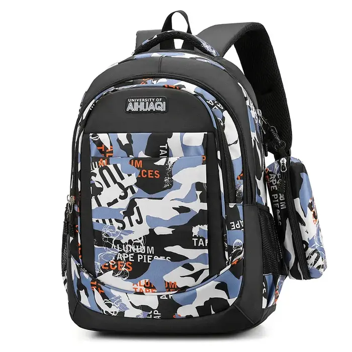 Sac à dos à la mode pour filles et garçons, sac à dos de voyage Graffiti de grande capacité pour sac