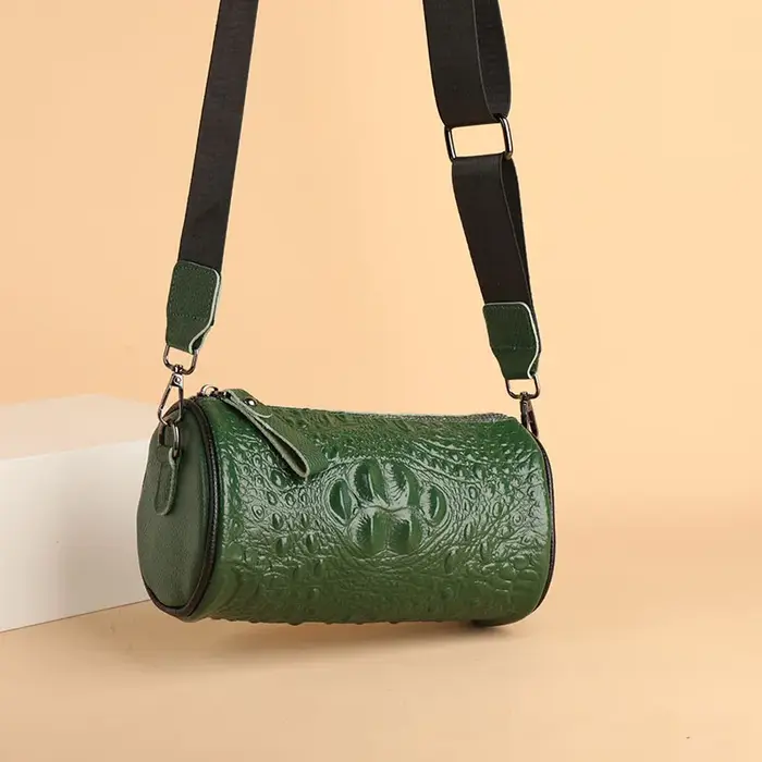Sac à main Crocodile en cuir de vache pour femmes