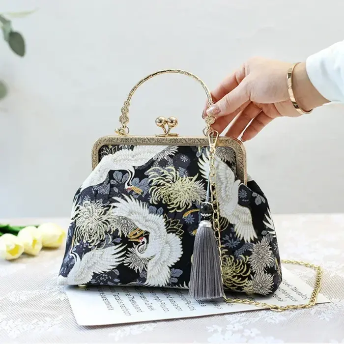 JOWomen-Sac à franges vintage pour femmes