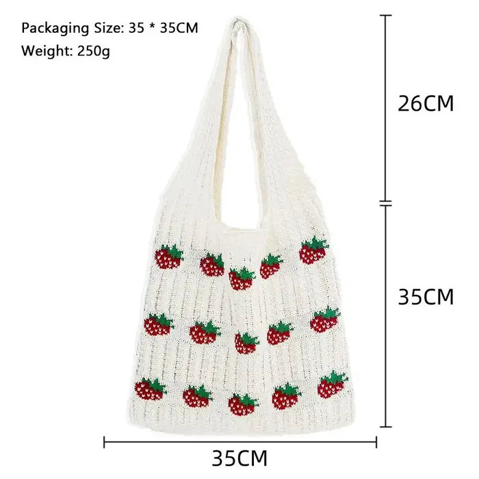 Sac à main tricoté pour femme