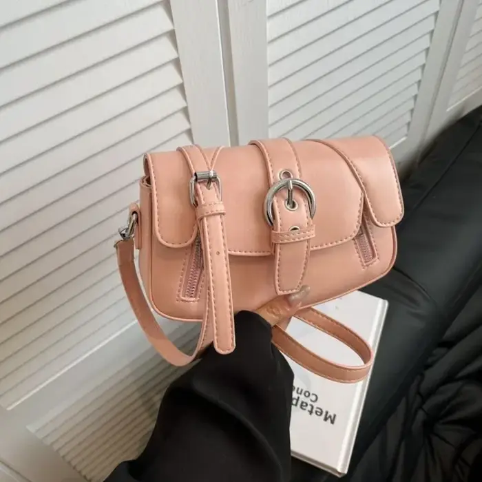 Sac à langer de luxe en cuir uni pour femme