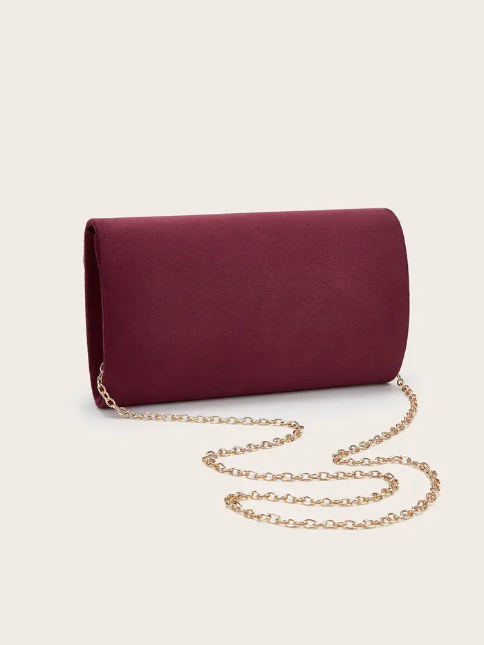 Pochette en velours tendance pour femme