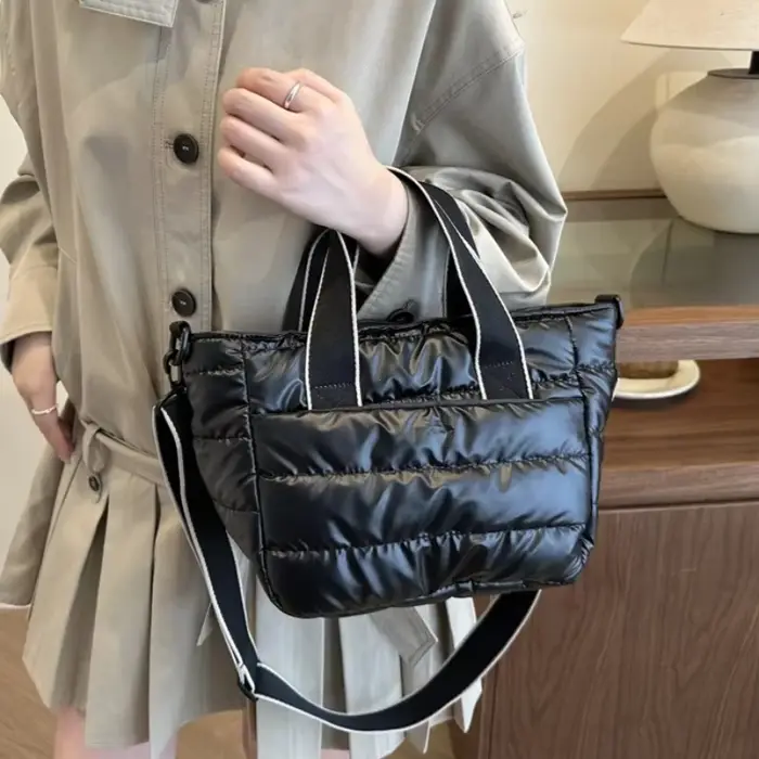 Sac fourre-tout matelassé de luxe pour femmes