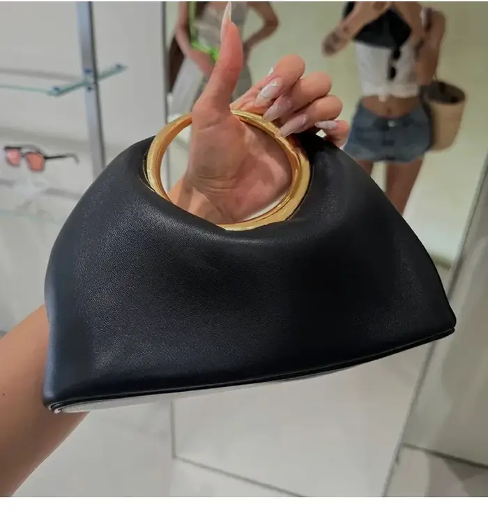 Mode Vintage anneau rond poignée marque sacs en cuir PU fourre-tout sac à bandoulière design sac à main de luxe sac