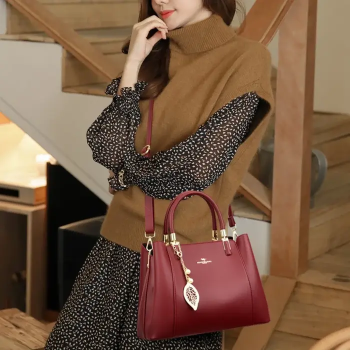 Sac fourre-tout de luxe pour femme, 3 couches, grande capacité, sacs à bandoulière et sacs travers p