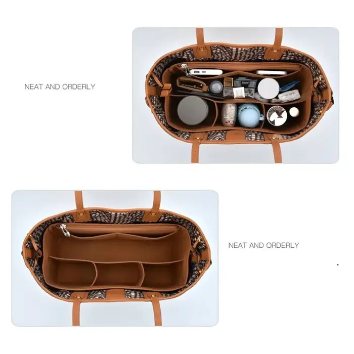 Feutre insérer doublure sac à main organisateur pochette sac
