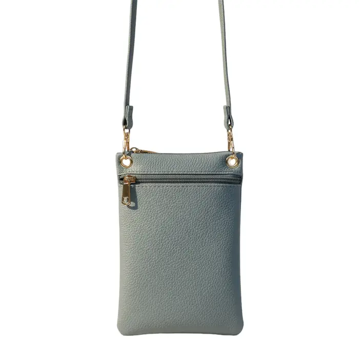 Sac à bandoulière pour femme en texture litchi