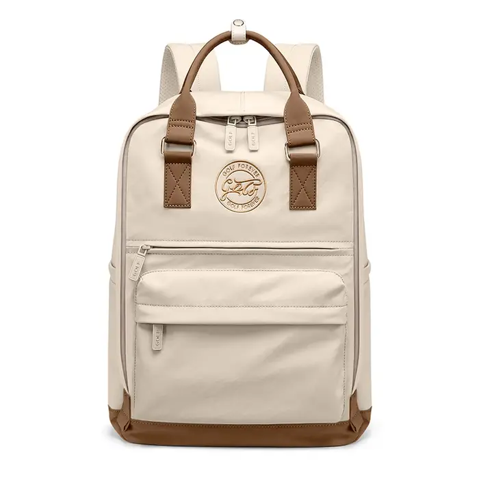 GOLF-Sac à dos pour femme, élégant, pour ordinateur portable de 16 pouces, imperméable, avec poignée
