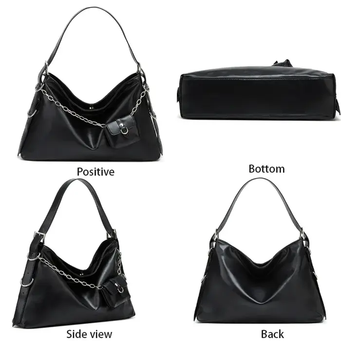 Sacs à bandoulière de luxe noirs pour femmes