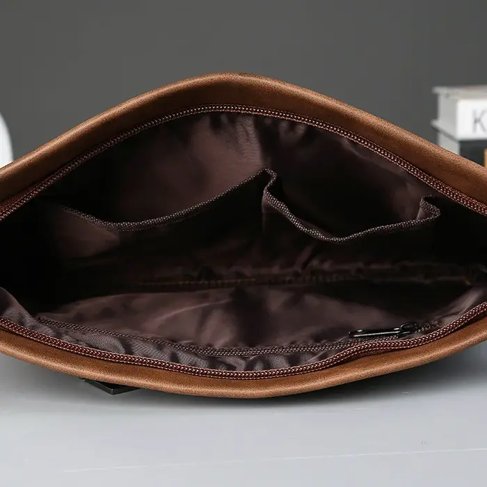 Pochette en cuir de cheval vintage pour hommes