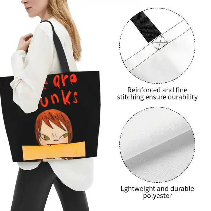 Sac à main Yoshitomo Nara Zombie avec logo personnalisé pour femme