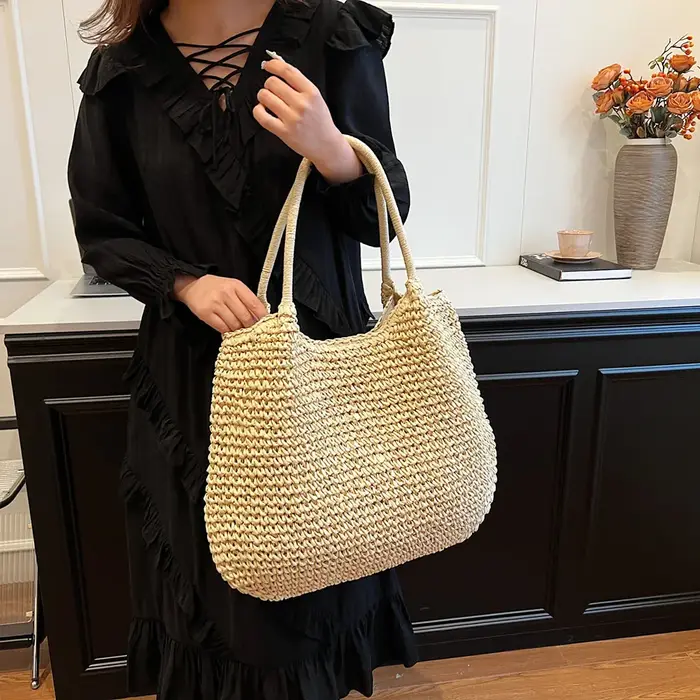 Sac à main en paille pour femmes