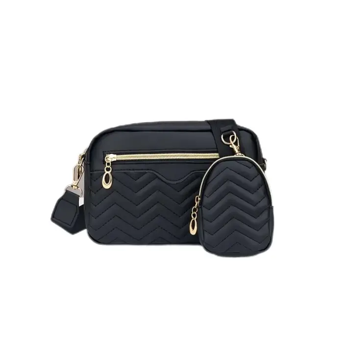 Sac à bandoulière à motif matelassé pour femme