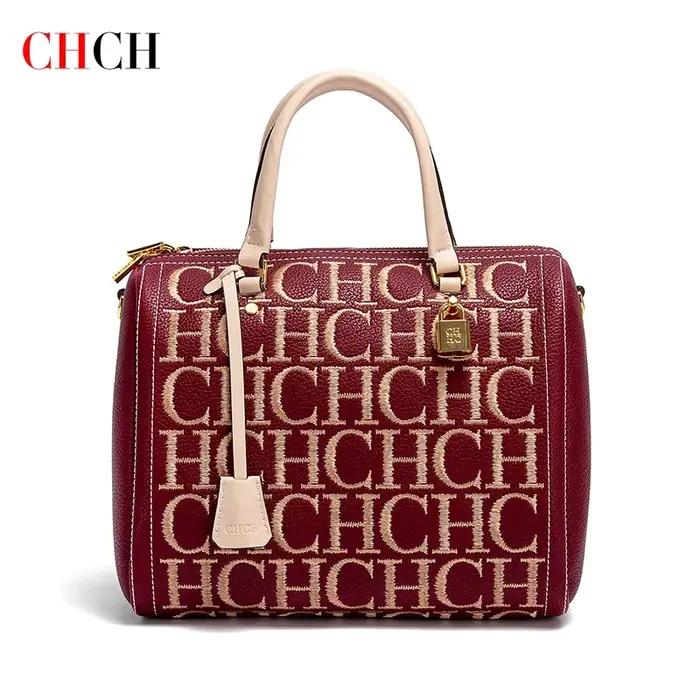 Sac à main pour femme CHCH, sac à main vintage à la mode, design brodé de lettres, sacs fourre-tout