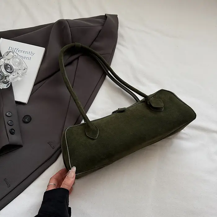 Sac à bandoulière Chic en daim pour femmes