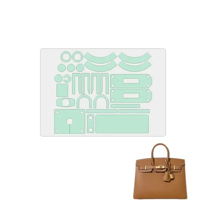 Lot de 2 films protecteurs métalliques pour sacs Birkin 25, 30, 35 – Anti-usure, anti-rayures et ant
