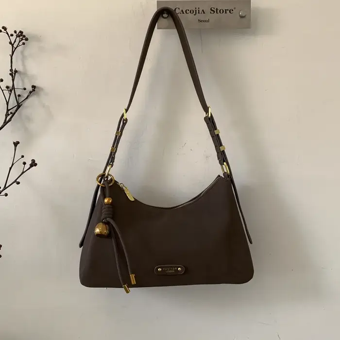Sac à bandoulière rétro en cuir Pu pour femmes