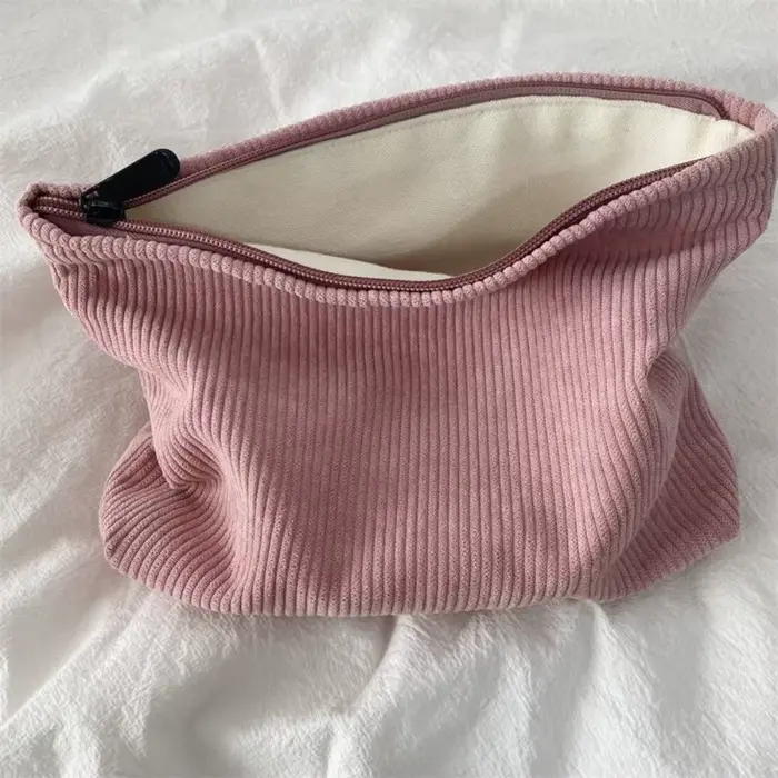 Trousse de maquillage grande fermeture éclair