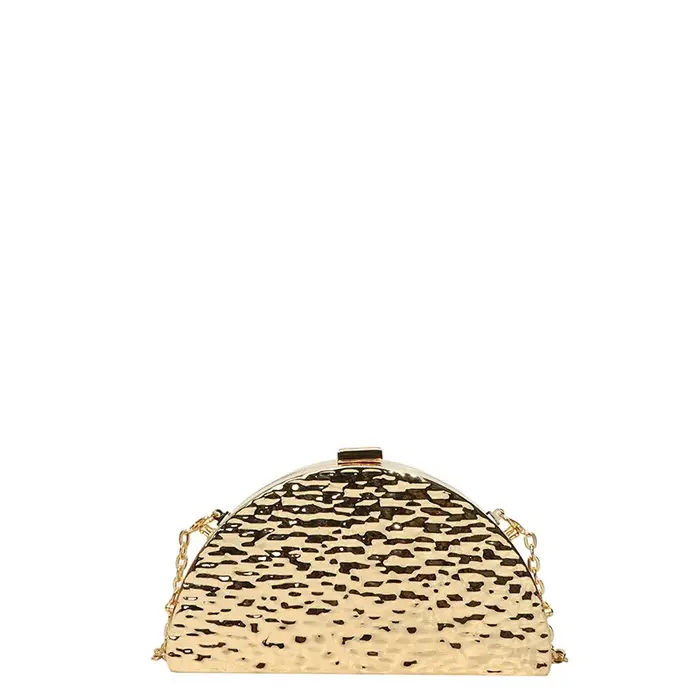 Sacs de soirée dorés de luxe pour femmes, sac à bandoulière avec chaîne pour dîner de mariage, sacs