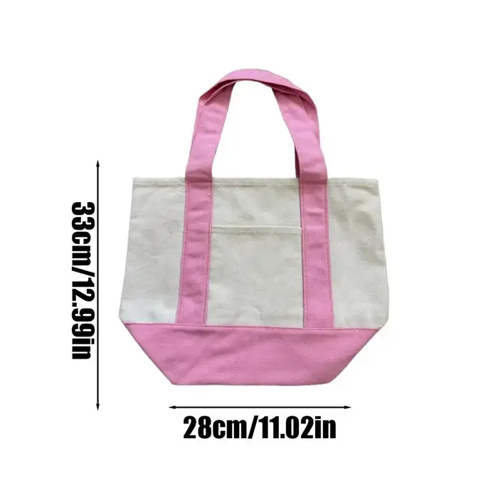 Grand sac fourre-tout en toile, sac à bandoulière minimaliste pour banlieue, fourre-tout de Shopping