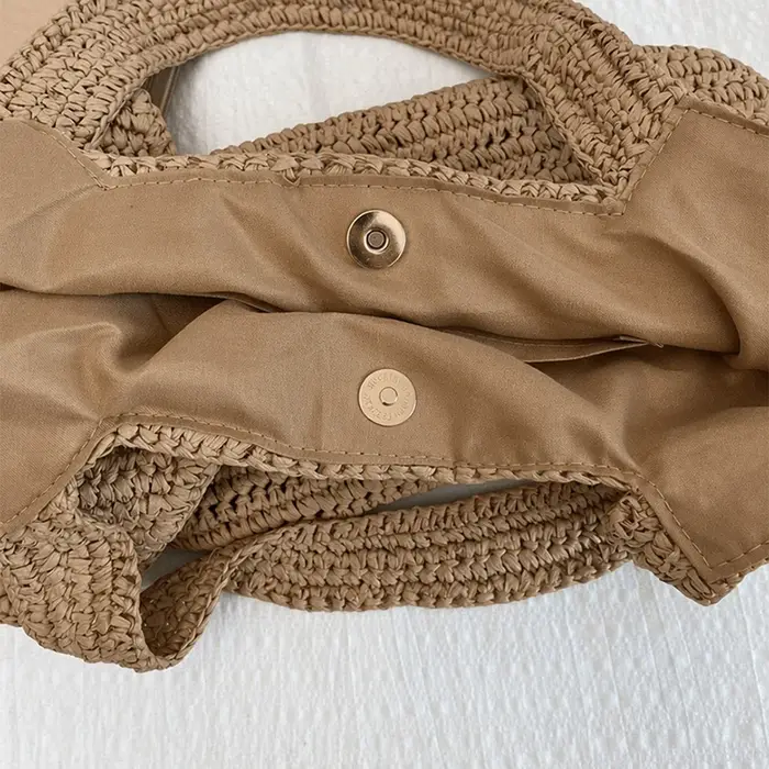Sac fourre-tout en raphia français