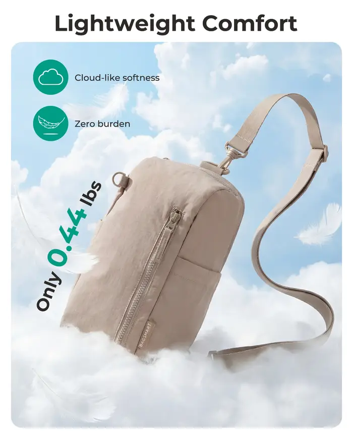 BAGSMART Petit sac à bandoulière pour femme