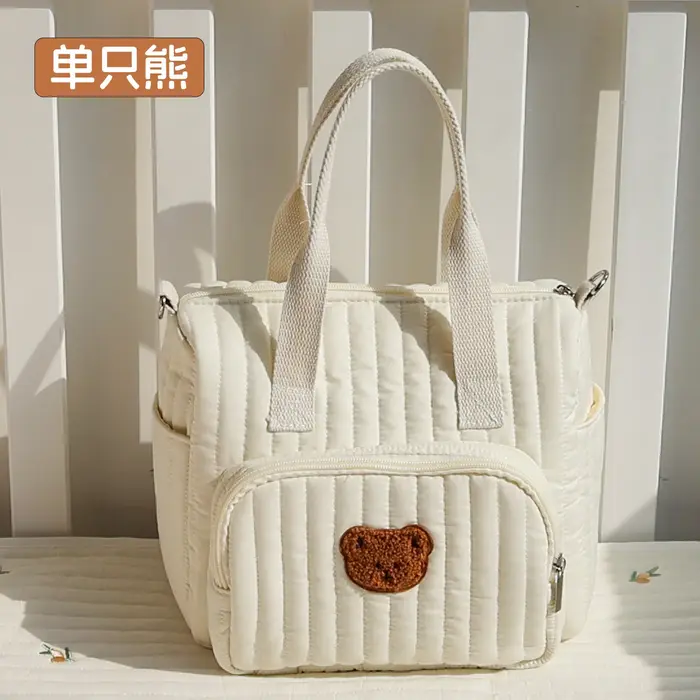 Grand sac de maman, organisateur de bébé, sac de maternité, sac à couches brodé pour femmes, sac à b