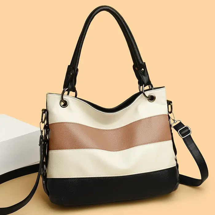 Trois couches de luxe fourre-tout décontracté femmes Sac de haute qualité en cuir Pu dames sacs à main