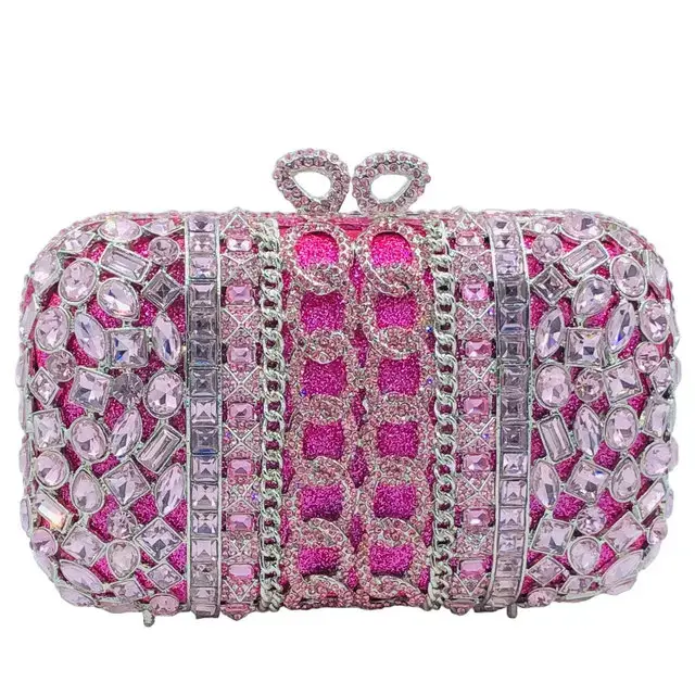 Boutique De FGG vert Olive pochettes pour femmes habillées, sacs De soirée en strass pour femmes, po