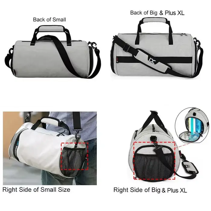 Sac de voyage avec compartiment à chaussures indépendant