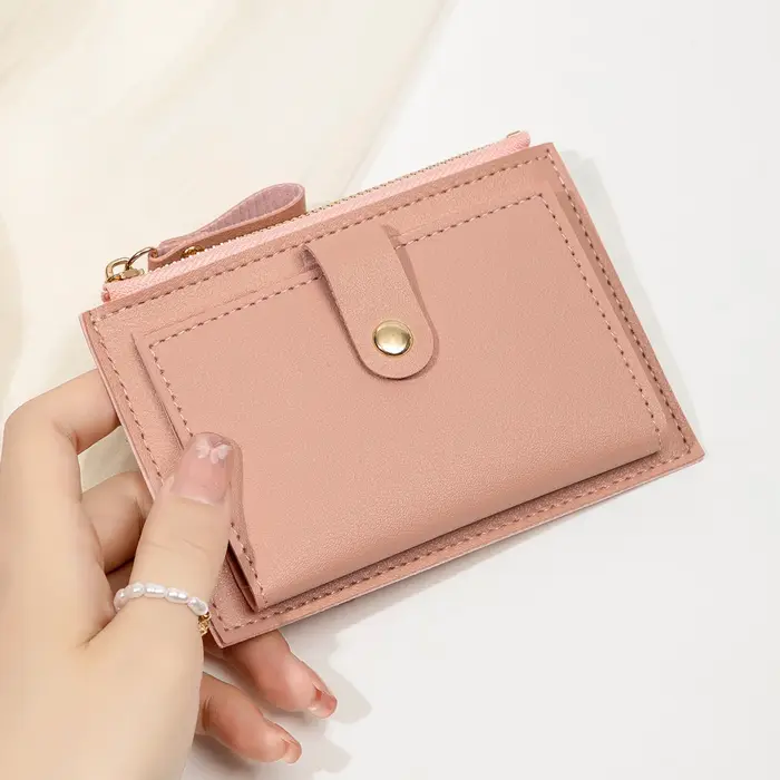 Sac à cartes court minimaliste et à la mode pour femmes