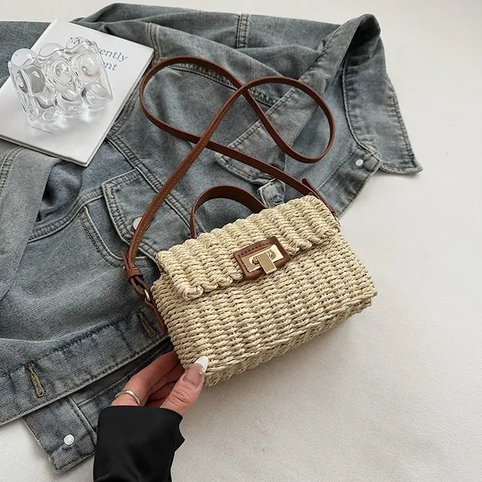 Nouveau Sac à Main en Paille Été 2026 pour Femme