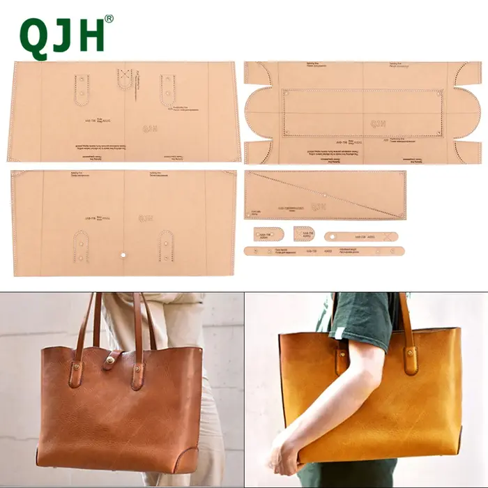 Sac fourre-tout rétro classique de grande capacité, sac initié, modèle en papier kraft, motif d'arti