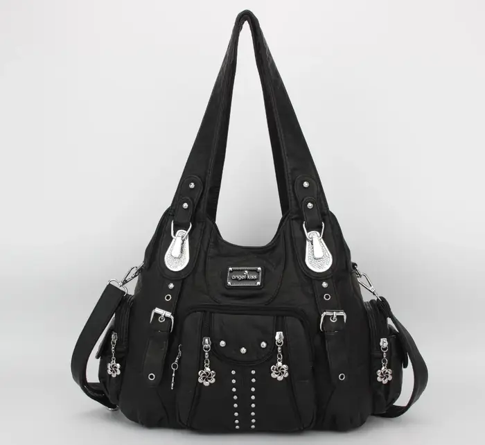 Sac à main Angel Kiss pour femme, sac à bandoulière en cuir PU, sacoche féminine, sac à bandoulière,