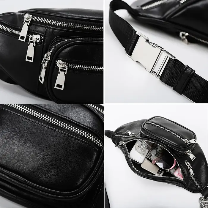 Sac banane en cuir pour femme