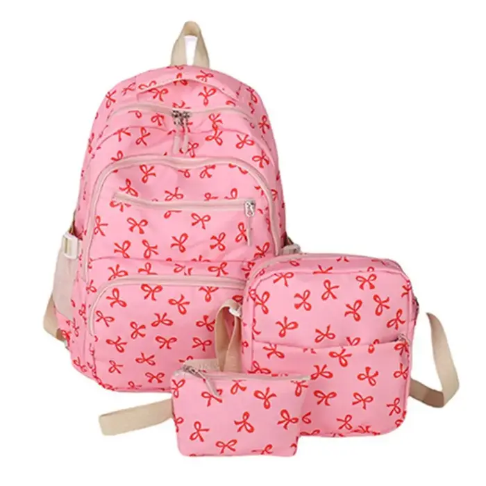 3 ensembles sac à dos de grande capacité sac d'école en Nylon sangle réglable sac d'université sac à dos de voyage sac à dos d'étudiant
