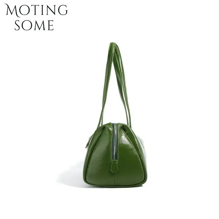 Motingsome-Sac à main en cuir de vachette vintage pour femme