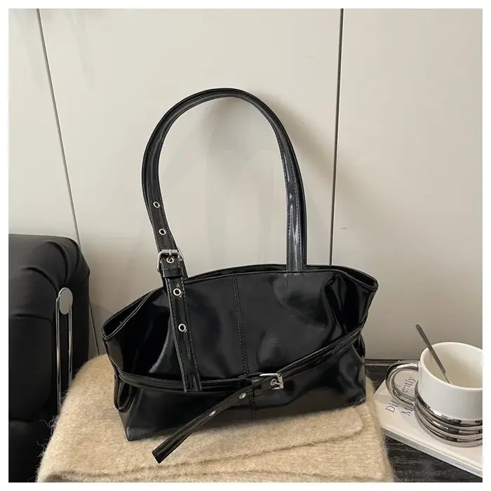 Sac à bandoulière fourre-tout minimaliste rétro pour femmes, Style hiver, grande capacité, sacs à ma